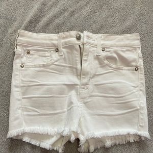 White ripped bottoms